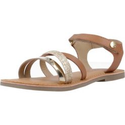 Sandały Gioseppo Model Lawtey Kolor Brązowy. Brązowe sandały męskie Gioseppo, na lato, bez wzorów, ze skóry, bez zapięcia. W wyprzedaży za 143.65 zł.