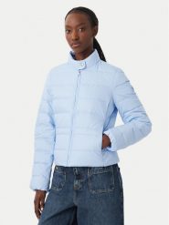 Tommy Hilfiger Kurtka przejściowa WW0WW51094 Niebieski Regular Fit. Niebieskie kurtki damskie Tommy Hilfiger, m, bez wzorów, z syntetyku, bez kaptura. Za 849.99 zł.