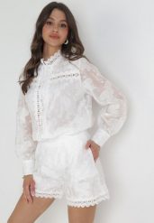 Żółty Komplet z Wiskozą Koszula i Szorty z Motywem Morskim Reivienne. Żółte koszule damskie Born2be, m, z aplikacjami, z wiskozy, eleganckie, bez kołnierzyka, bez ramiączek. W wyprzedaży za 151.99 zł.