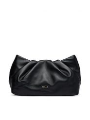 Furla Torebka Delia Mini WE00880 BX2269 CN O6000 Czarny. Czarne torebki do ręki damskie Furla, bez wzorów, ze skóry, bez dodatków. Za 919.99 zł.