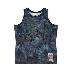 Koszulka NBA Toronto Raptors Vince Carter. Czarne bluzki damskie Mitchell & Ness, bez wzorów, sportowe, bez kołnierzyka, bez ramiączek. Za 545.00 zł.