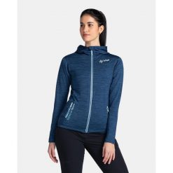 Damska bluza techniczna Kilpi SEVELEN-W. Niebieskie bluzy damskie Kilpi, xs, bez wzorów, sportowe, bez ramiączek, bez kaptura. Za 292.95 zł.