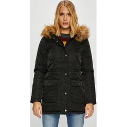 Noisy May - Parka. Czarne parki damskie Noisy May, m, bez wzorów, z poliesteru, z kapturem. W wyprzedaży za 149.90 zł.