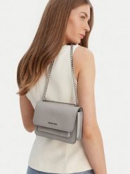 MICHAEL Michael Kors Torebka Claire 32T4SC7C1T Szary. Szare listonoszki damskie MICHAEL Michael Kors, bez wzorów, ze skóry, bez dodatków. Za 1,018.99 zł.