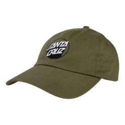 Czapka turystyczna dla dorosłych Santa Cruz Delta Dot Cap. Zielone czapki damskie Santa Cruz, na lato, bez wzorów, z bawełny, klasyczne. Za 97.00 zł.