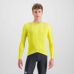 Koszulka rowerowa męska Sportful Matchy. Żółte bluzy męskie SPORTFUL, m, bez wzorów, sportowe, bez ramiączek, bez kaptura. W wyprzedaży za 273.85 zł.