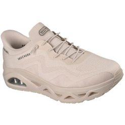 Buty sportowe męskie Skechers Uno Glide step air Gliders. Brązowe buty sportowe męskie Skechers, bez wzorów, z tkaniny, bez zapięcia, trekkingowe, Skechers Sport. Za 590.00 zł.