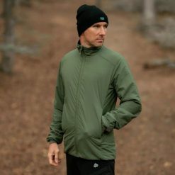 Kurtka męska merino Alpinus Wanaka oliwkowa ES35510 ROZMIAR S. Zielone kurtki męskie Alpinus, na jesień, m, bez wzorów, z hardshellu, bez kaptura, do biegania. Za 499.00 zł.