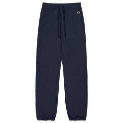 Spodnie damskie Champion Drawstring. Niebieskie spodnie dresowe damskie Champion, bez wzorów, z dresówki, casualowe. Za 213.06 zł.