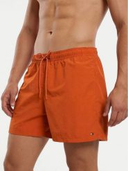 Tommy Hilfiger Szorty kąpielowe UM0UM03477 Pomarańczowy Regular Fit. Brązowe kąpielówki męskie Tommy Hilfiger, m, bez wzorów, z syntetyku. Za 249.99 zł.