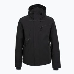 Kurtka narciarska męska EA7 Emporio Armani Ski Kitzbuhel Protectum7. Czarne kurtki sportowe męskie EA7 Emporio Armani, na zimę, l, bez wzorów, z syntetyku, bez kaptura, narciarskie. Za 2,239.00 zł.