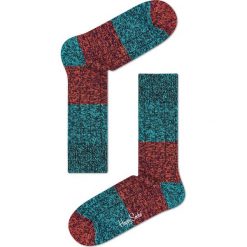 Happy Socks - Skarpety Wool. Zielone skarpety męskie Happy Socks, bez wzorów, z elastanu. W wyprzedaży za 39.90 zł.