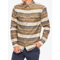 Koszula turystyczna męska Royal Robbins Clouds Rest Hemp LS. Brązowe koszule męskie ROYAL ROBBINS, m, bez wzorów, casualowe, bez kołnierzyka, bez ramiączek. W wyprzedaży za 539.00 zł.