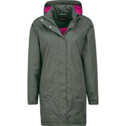 Płaszcz damski Pro-X Elements Claire. Zielone płaszcze damskie PRO-X ELEMENTS, bez wzorów, sportowe, bez kołnierzyka, bez kaptura. Za 562.50 zł.