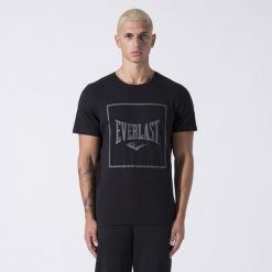 Koszulka sportowa męska Everlast 37M291J862000. Czarne koszulki sportowe męskie EVERLAST, m, bez wzorów, z bawełny, bez ramiączek. Za 135.00 zł.