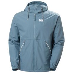 Kurtka wodoodporna z kapturem Helly Hansen Sandoy. Niebieskie kurtki męskie Helly Hansen, l, bez wzorów, z kapturem. Za 631.00 zł.