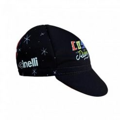 Czapka z daszkiem Cinelli Cosmic Riders. Czarne czapki damskie CINELLI, bez wzorów, z materiału. Za 244.50 zł.