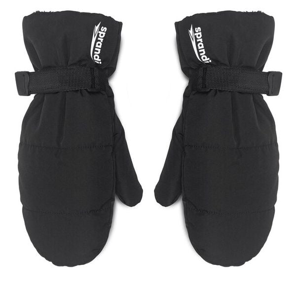 Rękawiczki Męskie Sprandi. Czarne rękawiczki męskie Sprandi, bez wzorów, z dzianiny. Za 49.99 zł.