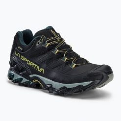 Buty trekkingowe męskie La Sportiva Ultra Raptor II Leather GTX. Czarne trekkingi męskie La Sportiva, z gore-texu, bez zapięcia. Za 849.99 zł.