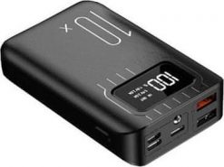 Powerbank Go10 10000mAh Czarny. Czarne powerbanki NoName. Za 83.48 zł.