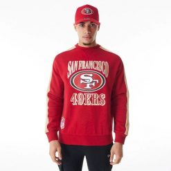 Bluza San Francisco 49ers NFL Graphic. Czerwone bluzy damskie New Era, s, bez wzorów, z bawełny, bez ramiączek, bez kaptura. Za 313.50 zł.