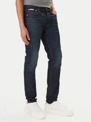 Calvin Klein Jeans Jeansy LV04RD700G Granatowy Tapered Fit. Niebieskie jeansy męskie Calvin Klein Jeans, z bawełny. Za 409.99 zł.