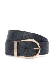 Guess Pasek Damski BW9492 P6435 Czarny. Czarne paski damskie Guess, z aplikacjami, ze skóry. Za 284.99 zł.