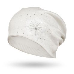 Czapka damska Peterson biała PTN HAT-02. Białe czapki damskie Peterson, na zimę, bez wzorów, eleganckie. Za 54.00 zł.
