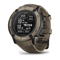 Zegarek sportowy Garmin Instinct 2X Solar Tactical Cayote Tan. Brązowe zegarki męskie Garmin, z aplikacjami. Za 1,721.15 zł.