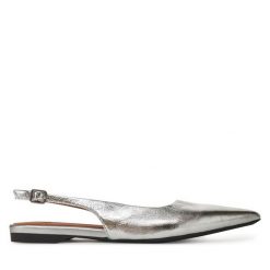 Sandały Vagabond Shoemakers. Szare sandały damskie Vagabond Shoemakers, bez wzorów, bez obcasa, na płaskiej podeszwie, bez zapięcia. Za 269.99 zł.