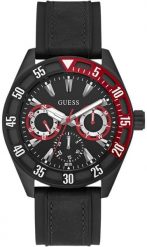 Zegarek męski Guess GW0903G2 czarny. Czarne zegarki męskie Guess, z aplikacjami. Za 629.00 zł.