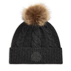 Czapka LAUREN RALPH LAUREN. Szare czapki damskie Lauren Ralph Lauren, na zimę, bez wzorów. Za 419.99 zł.