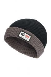 Czapka turystyczna Essential Beanie. Czarne czapki damskie RAB, na zimę, bez wzorów, z dzianiny, klasyczne. Za 104.49 zł.