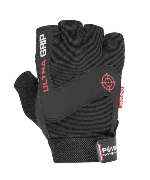Rękawiczki POWER SYSTEM Ultra Grip. Czarne rękawiczki męskie POWER SYSTEM, bez wzorów, z materiału. Za 35.00 zł.