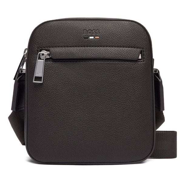 Saszetka BOSS. Brązowe saszetki i nerki męskie Boss, małe. Za 449.99 zł.