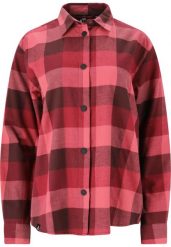 Koszula damska Whistler Riglet. Brązowe koszule damskie Whistler, bez wzorów, z bawełny, klasyczne, bez kołnierzyka, bez ramiączek. Za 193.50 zł.