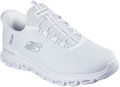 Skechers buty męskie Slip-ins: Glide-Step - Noxus 233010 WHT white 41,5. Białe buty sportowe męskie Skechers, bez wzorów, bez zapięcia. Za 364.99 zł.