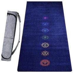 Mata do jogi Hi-tech 6mm +Wodoodporna torba, 3 materiały dla większej wygody1. Brązowe torby na ramię męskie ACHAMANA, z gumy, na ramię, małe. Za 486.00 zł.