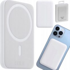 Powerbank . ECOBOX POWER BANK 10000MAH BIAŁY MAGSAFE BEZPRZEWODOWY. Białe powerbanki NoName. Za 64.85 zł.
