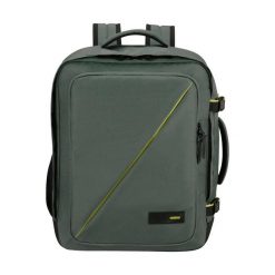 Zwykły plecak American Tourister M. Zielone plecaki męskie American Tourister, bez wzorów, z materiału. Za 234.49 zł.