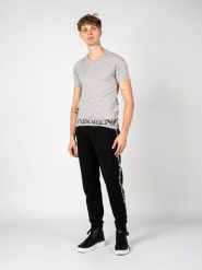 Emporio Armani T-shirt "V-Neck" | 111760 3R755 | Mężczyzna | Szary Melanż. Szare t-shirty męskie Emporio Armani, m, bez wzorów, z bawełny, bez kołnierzyka, bez ramiączek. W wyprzedaży za 199.00 zł.