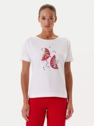 Tatuum T-Shirt Lali 1 T2511.110 Biały Regular Fit. Białe t-shirty damskie Tatuum, m, bez wzorów, z bawełny, bez kołnierzyka, bez ramiączek. Za 89.99 zł.
