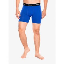 Bokserki termoaktywne męskie Stance Solid Boxer Brief. Niebieskie bokserki męskie Stance, bez wzorów. Za 78.99 zł.