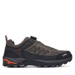Trekkingi CMP. Brązowe buty zimowe męskie CMP, bez wzorów, bez obcasa, bez zapięcia. Za 529.99 zł.