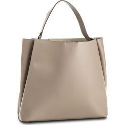 Torebka CREOLE - K10464 Pudrowy Róż. Brązowe shopperki damskie Creole, bez wzorów, ze skóry, bez dodatków. W wyprzedaży za 219.00 zł.