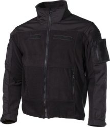 Kurtka męska MFH Kurtka polarowa "Combat" czarna 4XL. Czarne kurtki męskie MFH, m, bez wzorów, z polaru, bez kaptura. Za 298.00 zł.