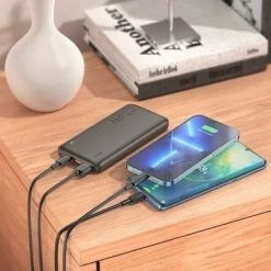 Powerbank Hoco 10000 mAh QC PD 3A 22,5W J101 czarny. Czarne powerbanki Hoco. Za 50.34 zł.