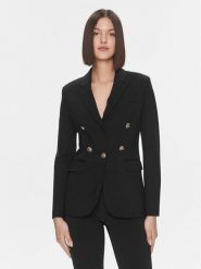 Liu Jo Marynarka MF3101 J9189 Czarny Slim Fit. Czarne marynarki i żakiety damskie Liu Jo, bez wzorów, z syntetyku, bez kołnierzyka, bez ramiączek. Za 1,379.00 zł.