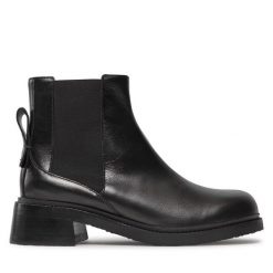 Botki See By Chloé. Czarne botki damskie See By Chloé, bez wzorów, bez obcasa, na słupku, bez zapięcia. Za 1,779.00 zł.