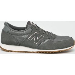 New Balance - Buty WL420GPG. Szare obuwie sportowe damskie New Balance, bez wzorów, z materiału, z okrągłym noskiem, bez zapięcia, climacool (adidas). W wyprzedaży za 269.90 zł.